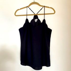 J.Crew Factory scalloped cami top